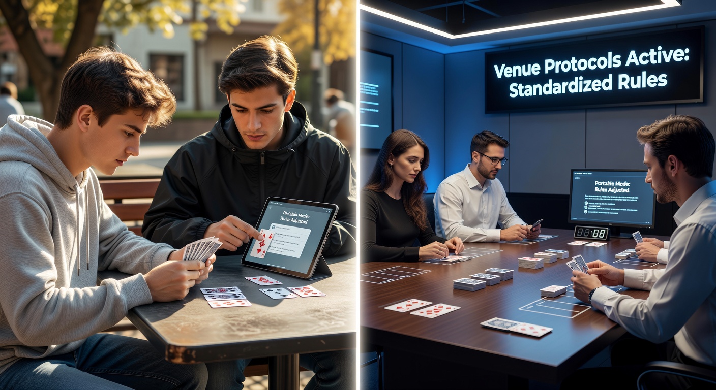 Players adapting protocols between mobile card apps and live casino tables during major events