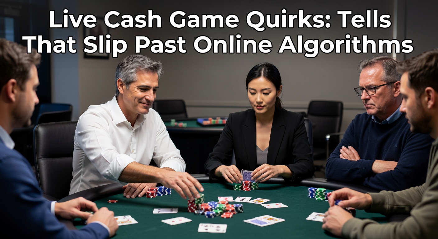Intense players at a dimly lit live cash game table, hands hovering over chips, eyes locked in subtle exchanges that reveal hidden intentions